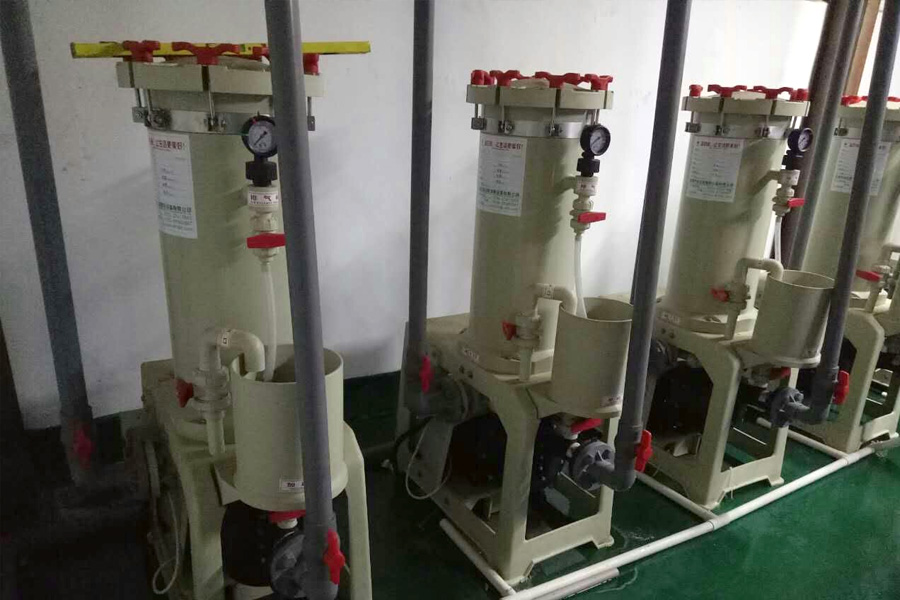 電鍍藥液過濾機