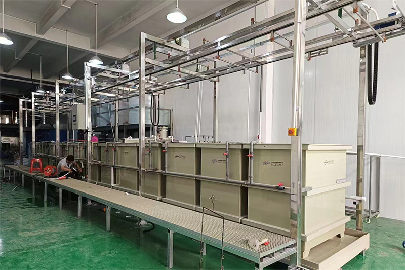 自動過水型電泳自動線