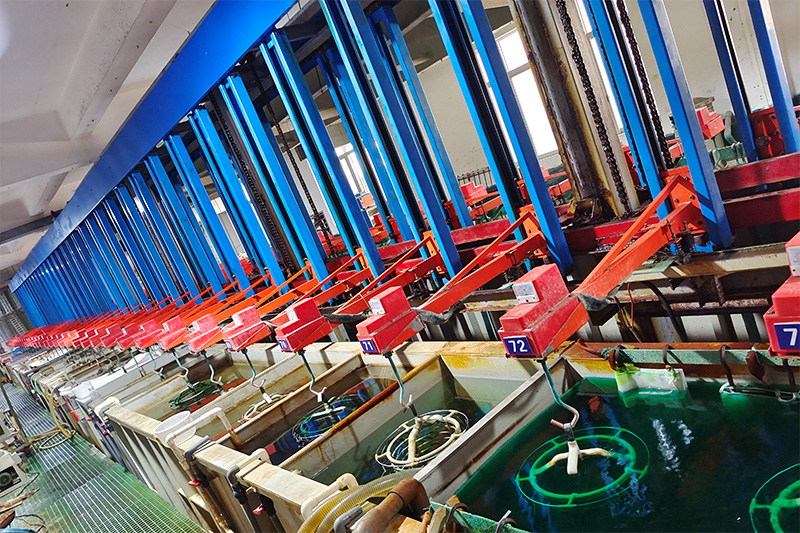 全自動環(huán)形垂直電鍍生產(chǎn)線