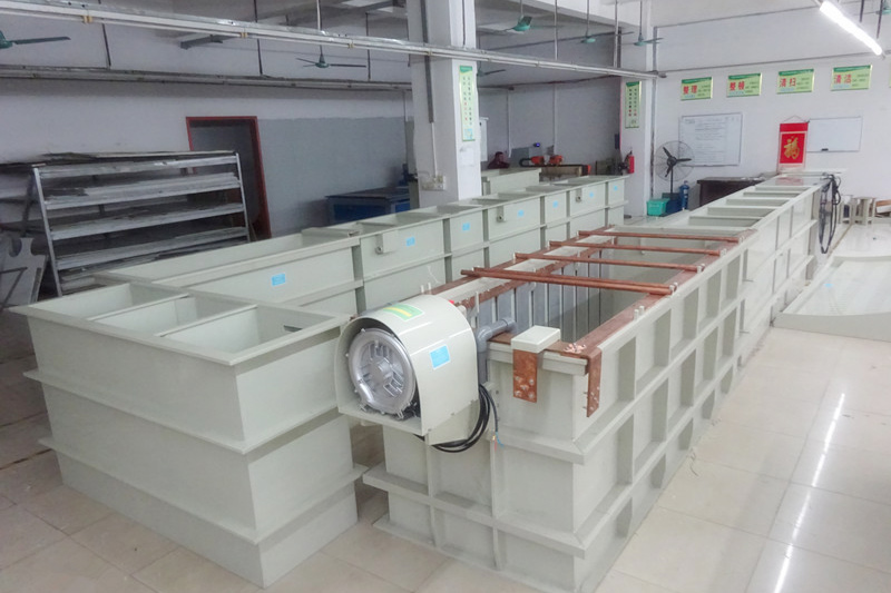 手動陽極氧化生產(chǎn)線