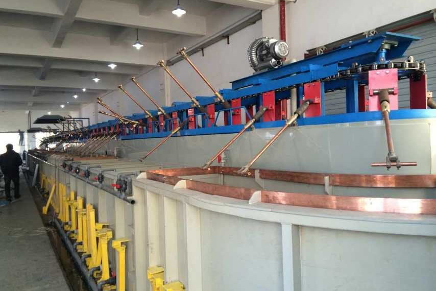 半自動掛鍍生產(chǎn)線